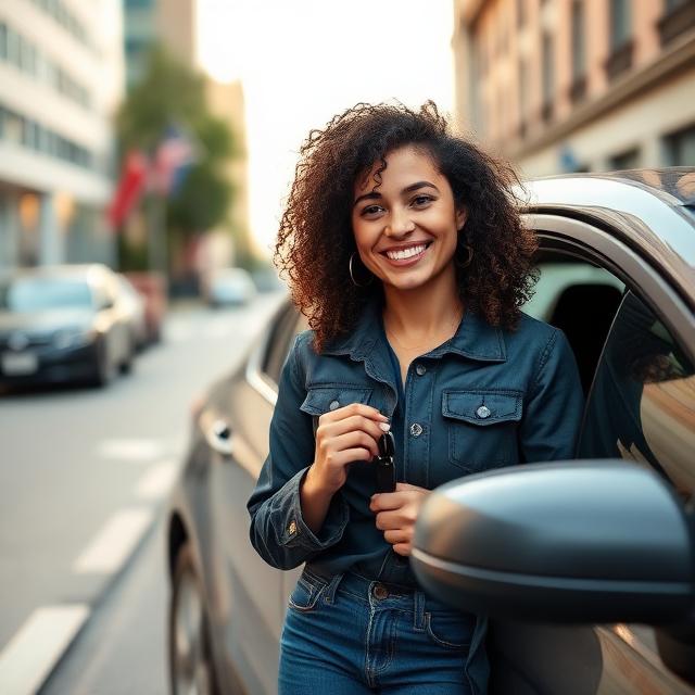 Cliente Marcela Oviedo con su nuevo auto